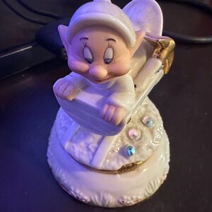 Lenox Dopey Treasure Box with Gold Accents